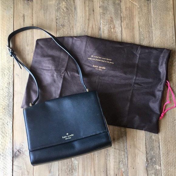 kate spade Handbags - Black Kate Spade Handbag/Purse w/ Dust Bag